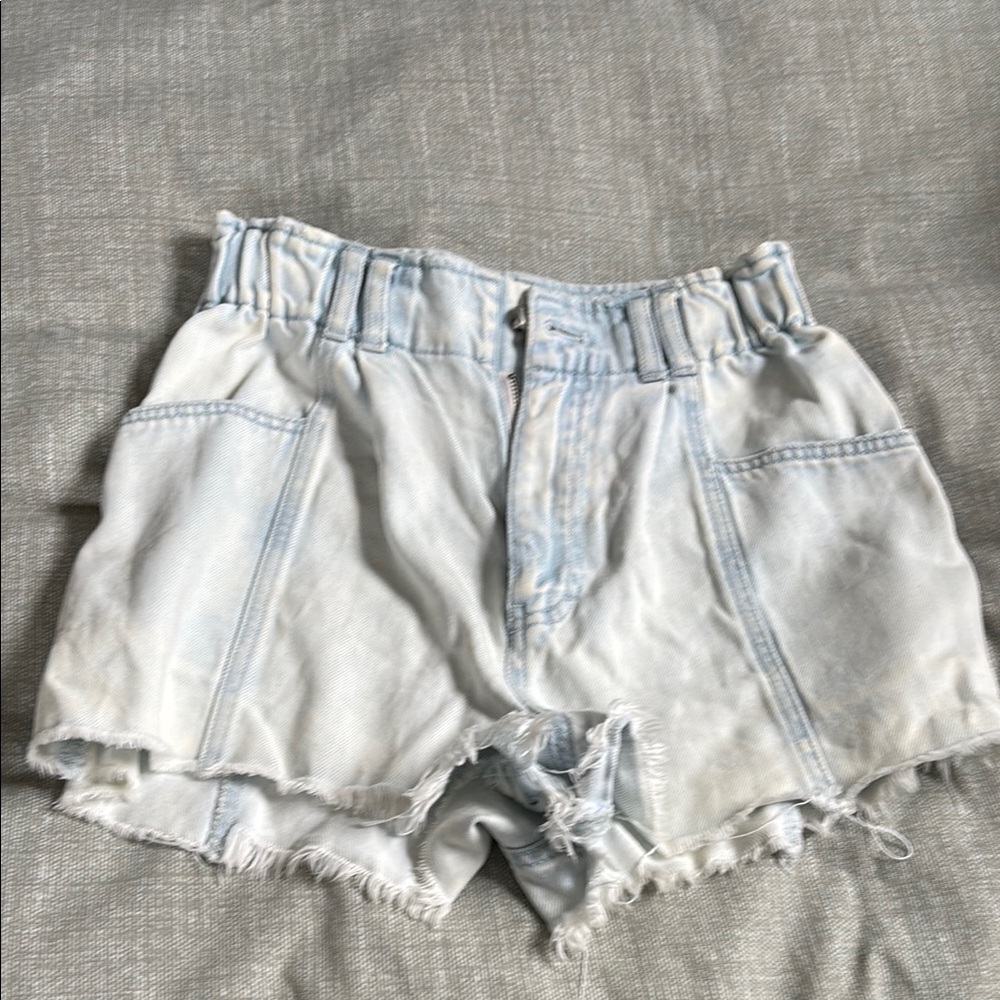 Light Blue Denim Women's Shorts
